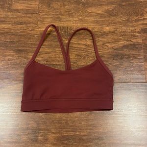 Maroon Lulu lemon bra